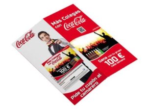 Ejemplo de folleto de Coca-Cola